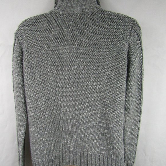 Women's | Petite | St. John's Bay | Grey & White | Zip Up | Cardigan - Picture 3 of 6